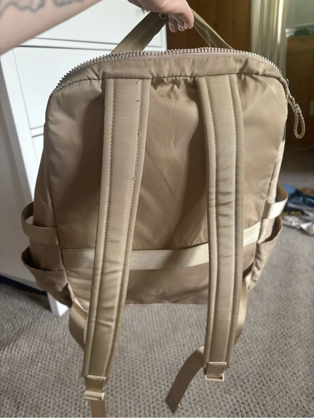 lululemon athletica Beige Compact Backpack